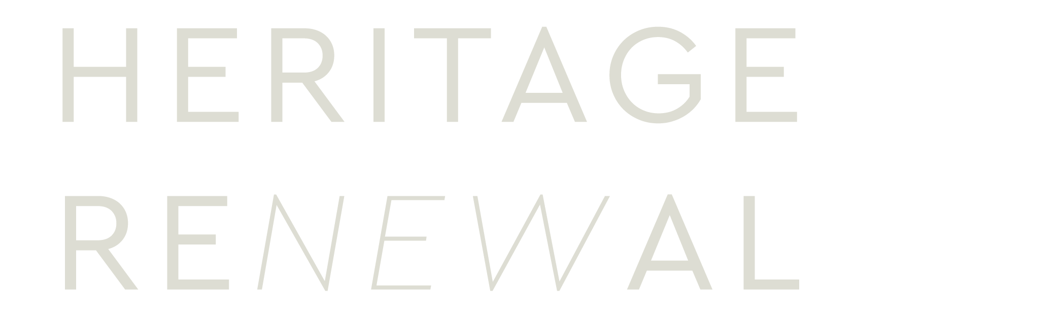 Heritage Renewal